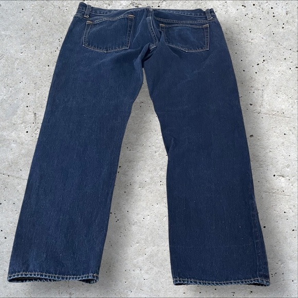 J Crew Slim Jeans 34x30 (Fits 34x29) Dark Wash Selvedge Denim J7569 318 - Picture 2 of 14